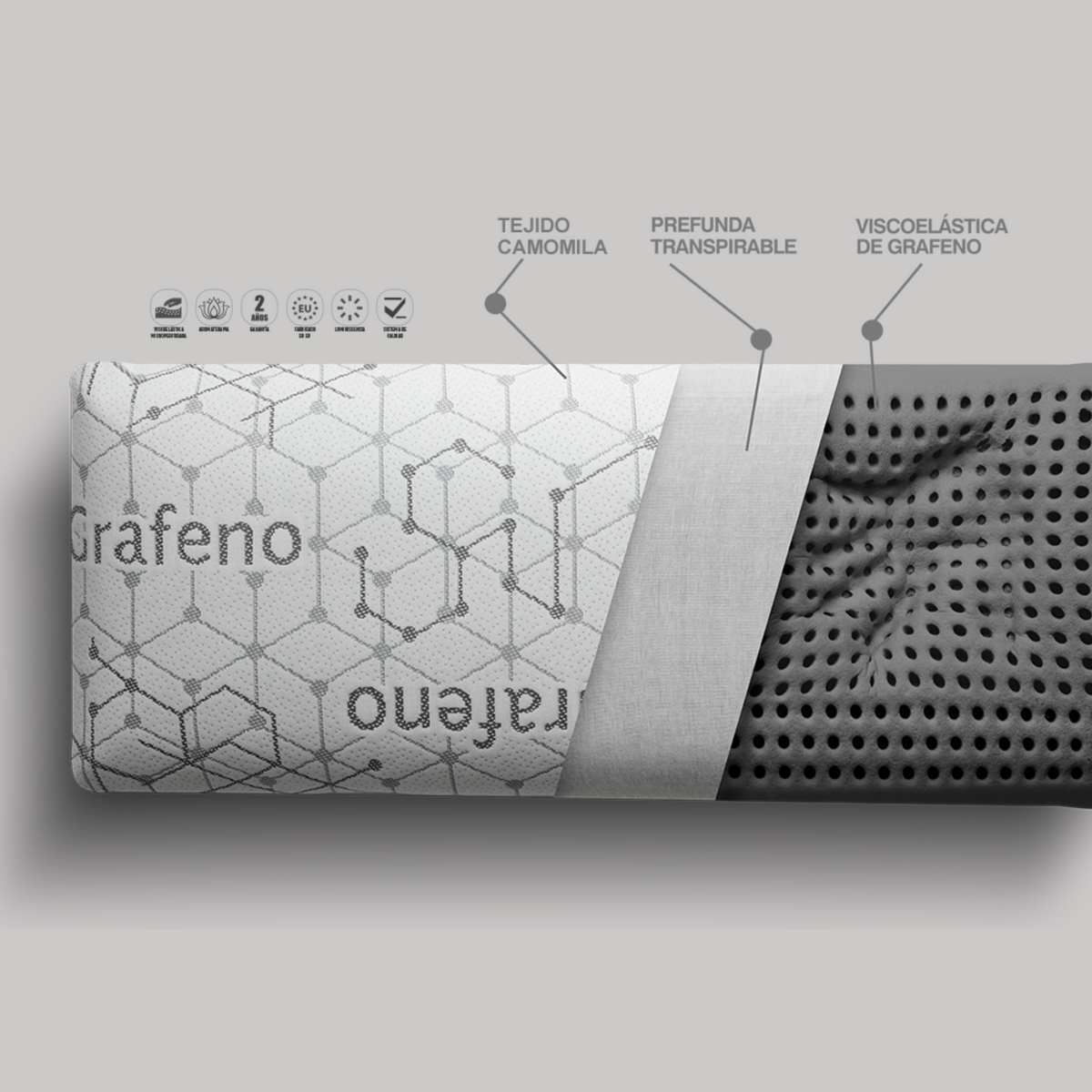 MEMORY LUXE PREMIUM GRAPHENE® PILLOW